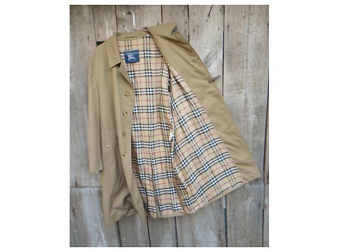 impermeabile uomo Burberry vintage t 56 Marrone chiaro - vista 3