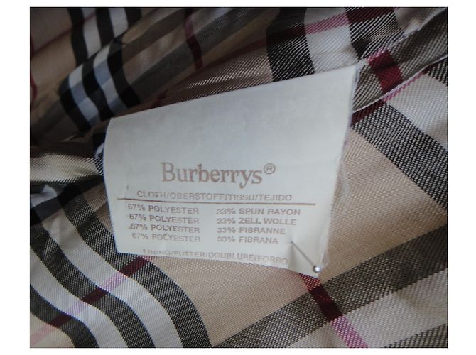impermeabile uomo Burberry vintage t 56 Marrone chiaro - vista 6
