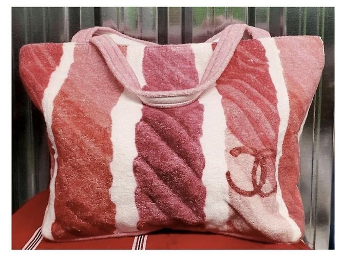 Chanel Taschen Pink Weiß Mehrfarben Fuschia - Ansicht 10