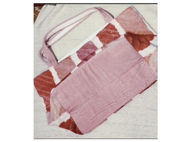 Chanel Taschen Pink Weiß Mehrfarben Fuschia - Ansicht 5