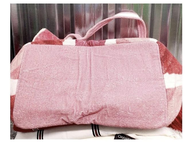 Chanel Taschen Pink Weiß Mehrfarben Fuschia - Ansicht 6