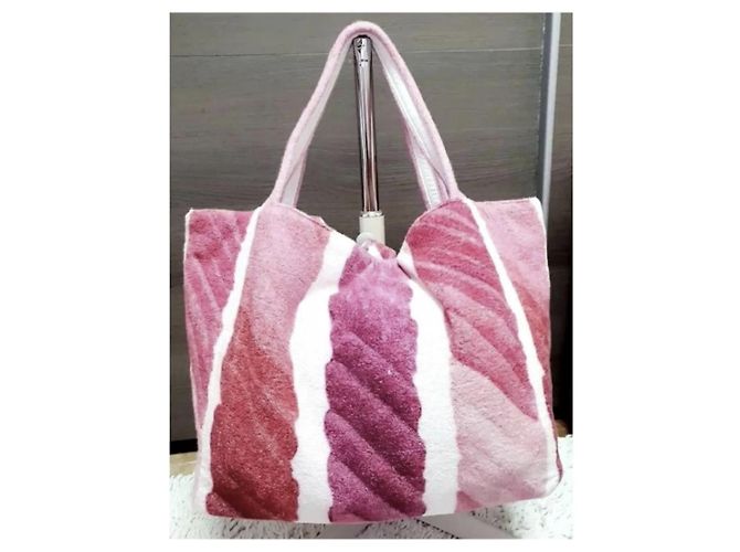 Chanel Taschen Pink Weiß Mehrfarben Fuschia - Ansicht 9