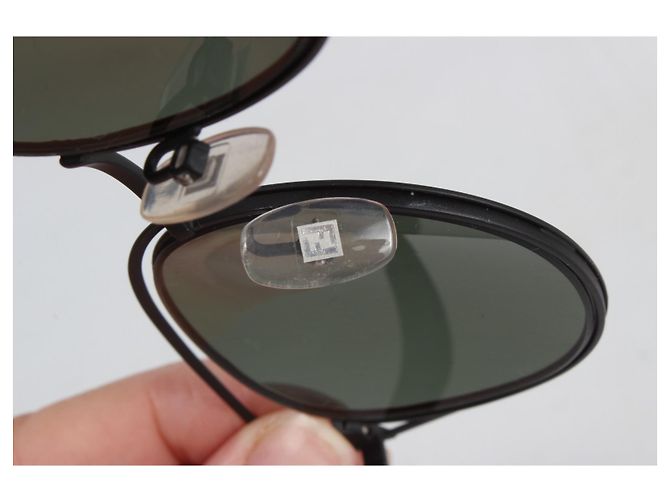 gafas de sol ojo de gato fendi Negro Metálico - vista 11