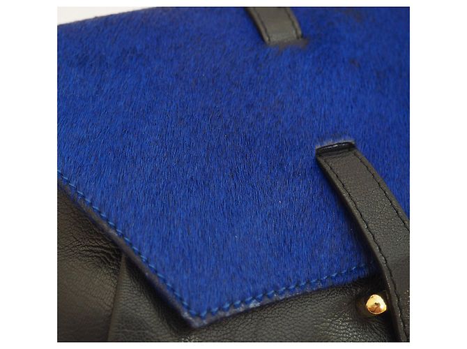 Pochette Reiss con catena a tracolla blu - vista 10