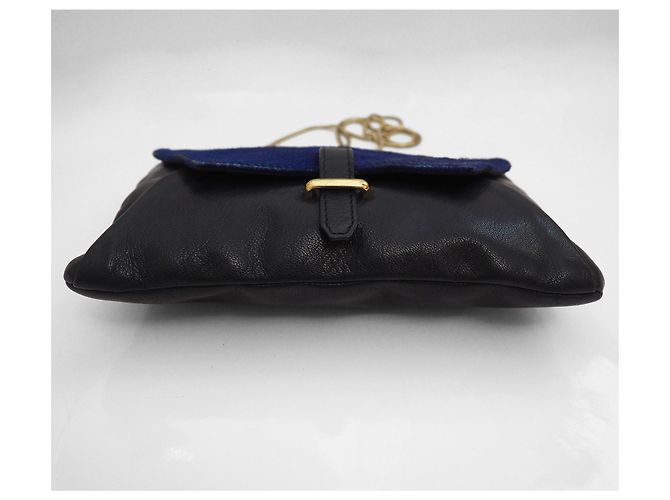 Pochette Reiss con catena a tracolla blu - vista 7