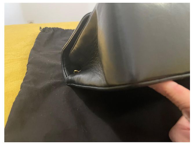 Borsa Chanel Diana Nera in Agnello Nappa Nero - vista 6