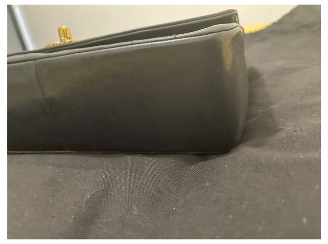 Borsa Chanel Diana Nera in Agnello Nappa Nero - vista 9