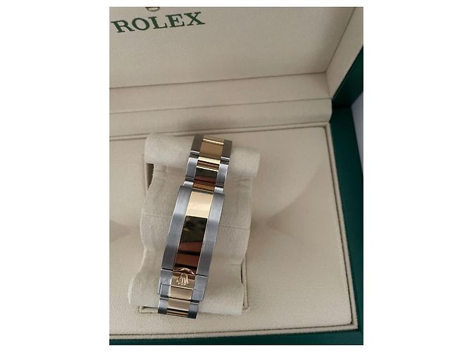 ROLEX Submariner data SS xYG nero 126613LN Argento - vista 3