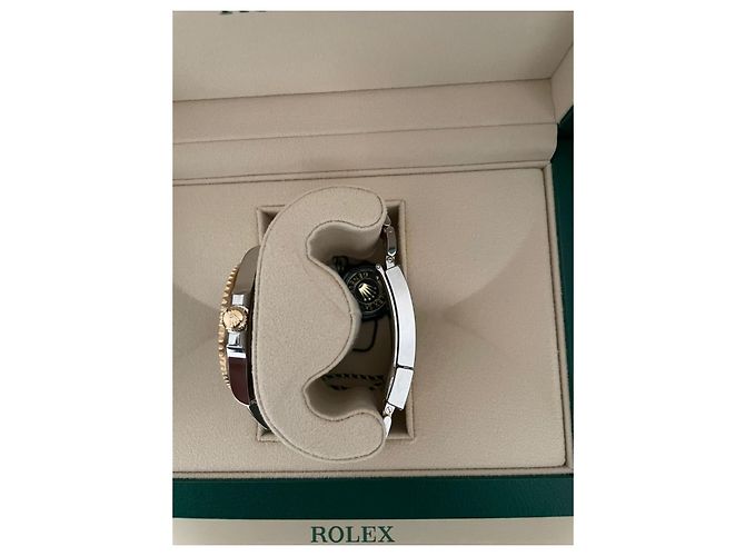 ROLEX Submariner data SS xYG nero 126613LN Argento - vista 4
