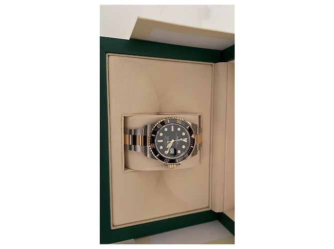 ROLEX Submariner data SS xYG nero 126613LN Argento - vista 5