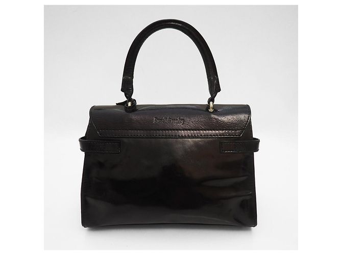 Minibolso negro de charol de Russell & Bromley - vista 4