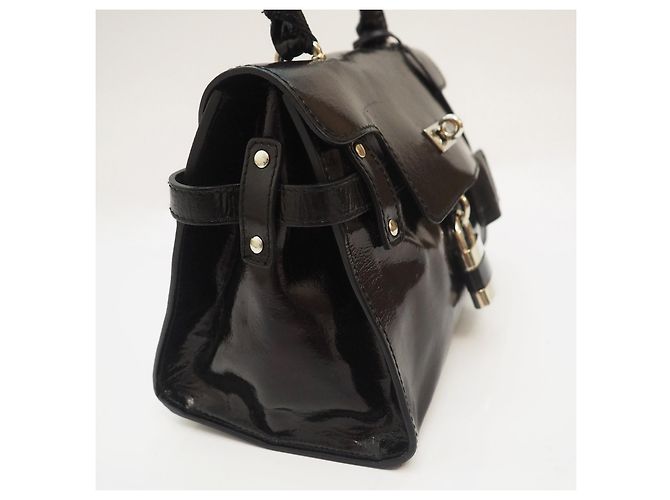 Minibolso negro de charol de Russell & Bromley - vista 5