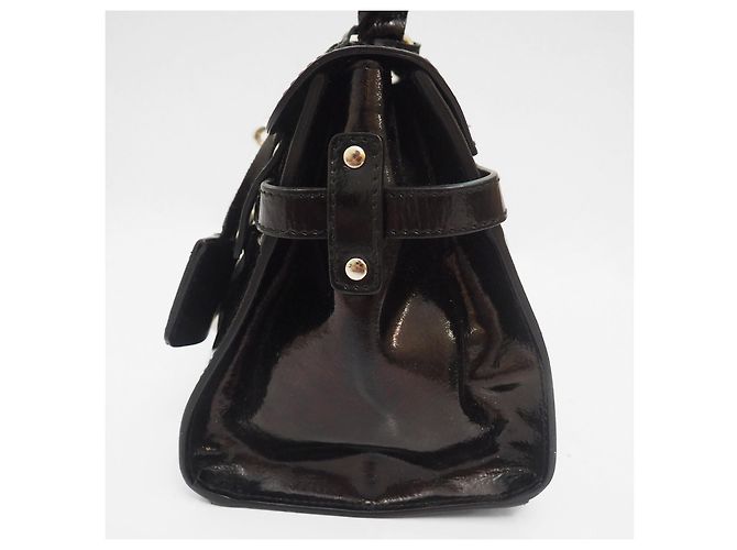 Minibolso negro de charol de Russell & Bromley - vista 8
