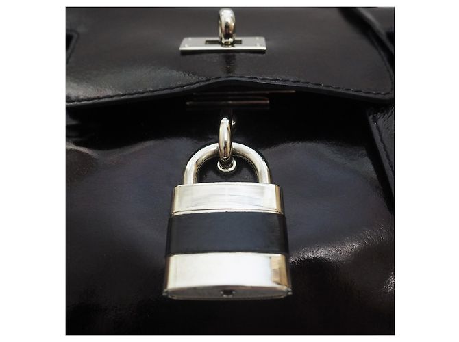 Minibolso negro de charol de Russell & Bromley - vista 9