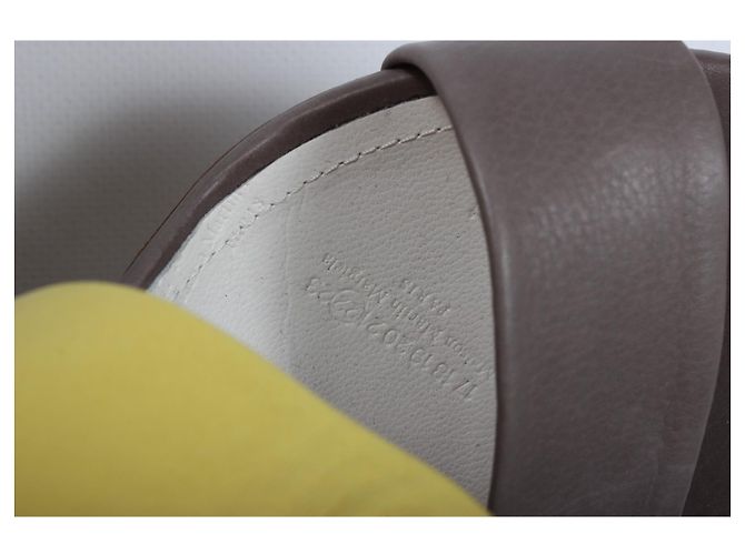 Sandali Maison Martin Margiela Grigio Giallo - vista 10