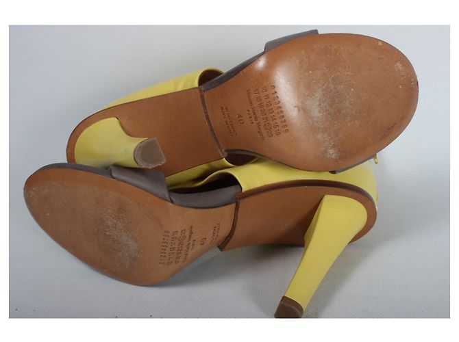 Sandali Maison Martin Margiela Grigio Giallo - vista 11