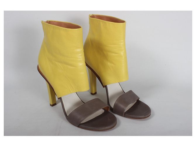 Sandali Maison Martin Margiela Grigio Giallo - vista 3