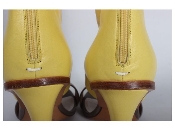 Sandali Maison Martin Margiela Grigio Giallo - vista 8