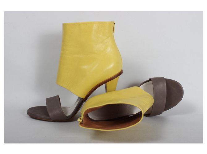 Sandali Maison Martin Margiela Grigio Giallo - vista 9