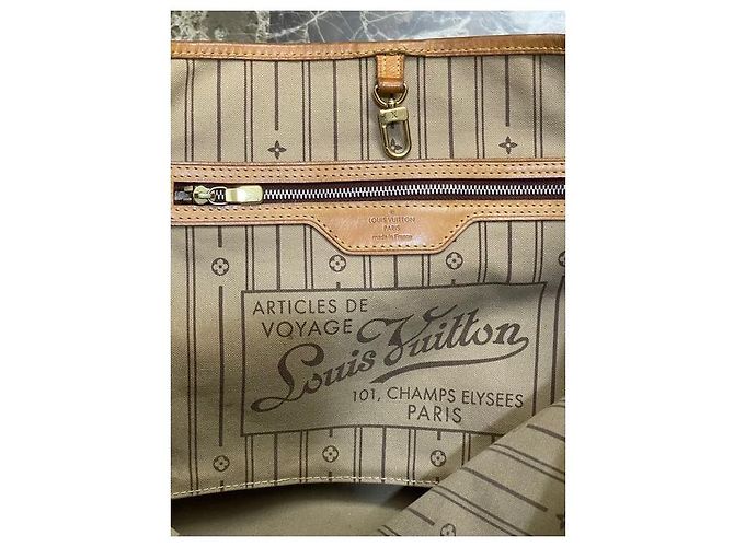 Louis Vuitton Neverfull Multicor Castanho escuro - vista 5