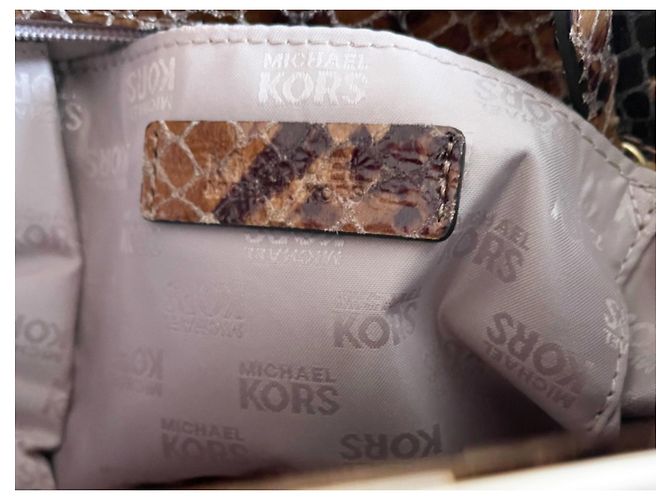 Sac à main Michael Kors Imprimé Python Cuir - vue 5