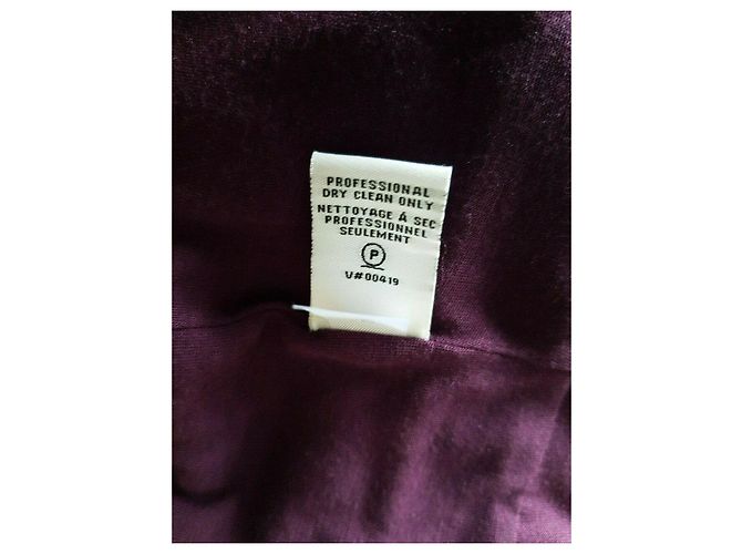 Diane Von Furstenberg DvF Katrina Spitzenkleid in Burgund Lila - Ansicht 12