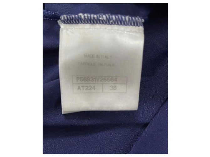 Chanel Club Marineblauer einteiliger Badeanzug Gr.38 Dunkelblau - Ansicht 3