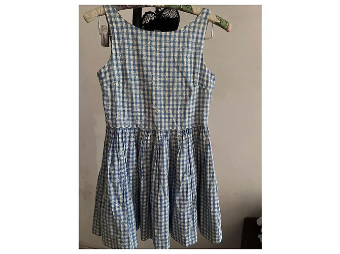 Polo Ralph Lauren Kleid aus Baumwolle Blau Mädchen - Ansicht 10