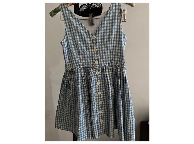 Polo Ralph Lauren Kleid aus Baumwolle Blau Mädchen - Ansicht 2