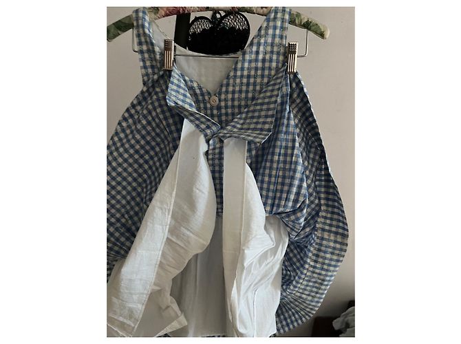 Polo Ralph Lauren Kleid aus Baumwolle Blau Mädchen - Ansicht 3