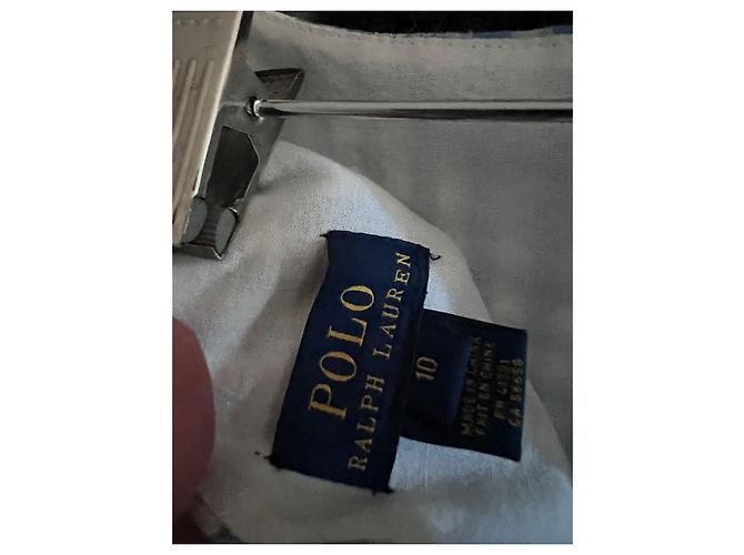 Polo Ralph Lauren Kleid aus Baumwolle Blau Mädchen - Ansicht 4