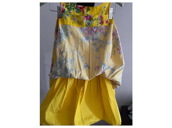 Ralph & Russo Gelbe Blumenjacke aus Baumwolle - Ansicht 2
