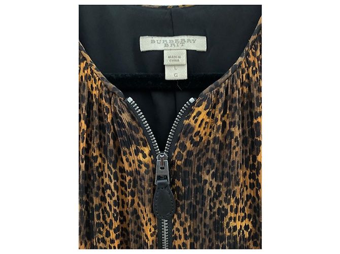 Top de seda Burberry Brit Marrón oscuro - vista 2