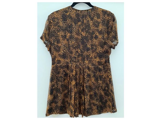Top de seda Burberry Brit Marrón oscuro - vista 4