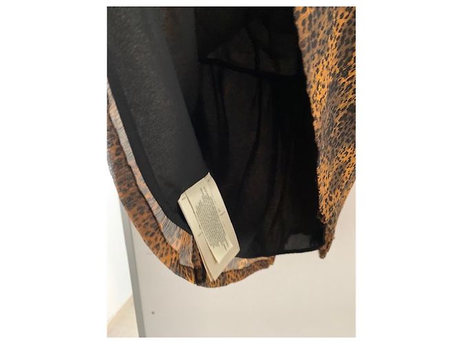 Top de seda Burberry Brit Marrón oscuro - vista 5