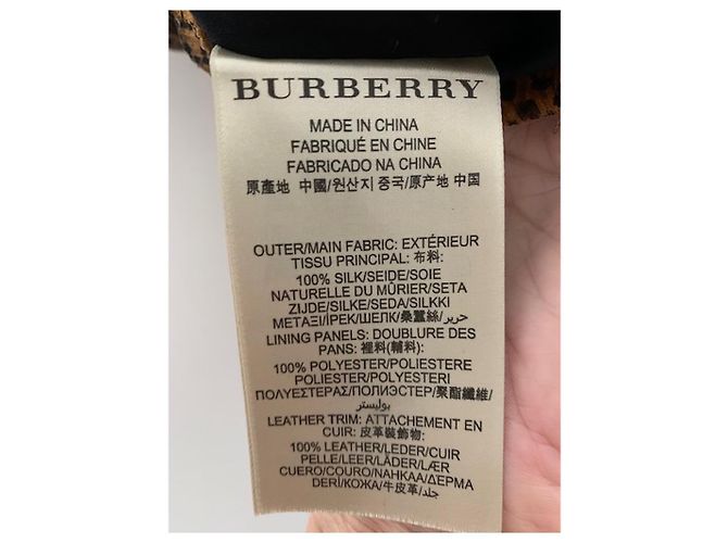 Top de seda Burberry Brit Marrón oscuro - vista 6