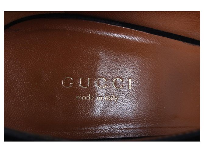 Sandali Gucci in scamosciato nero - vista 14