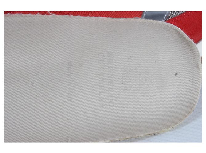 Sneakers Brunello Cucinelli. Argento Rosso Grigio - vista 13