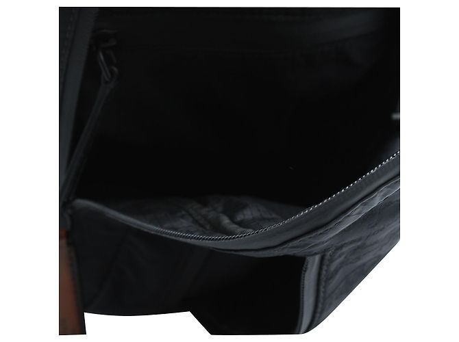 Borsa Monospalla Berluti in Nylon e Pelle Nera - vista 5