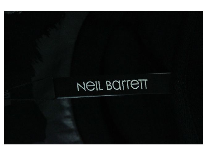 Neil Barrett Camouflage Tonal Patch Sweatshirt aus schwarzem Lyocell - Ansicht 3