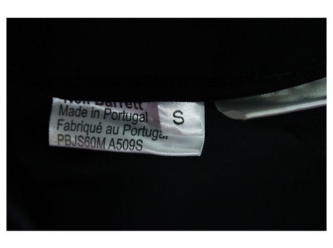 Neil Barrett Camouflage Tonal Patch Sweatshirt aus schwarzem Lyocell - Ansicht 4