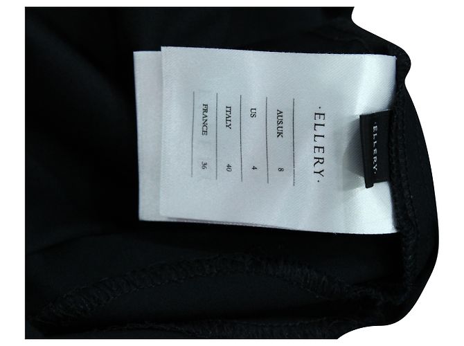 Mini abito Ellery con spalle scoperte in cotone nero - vista 5