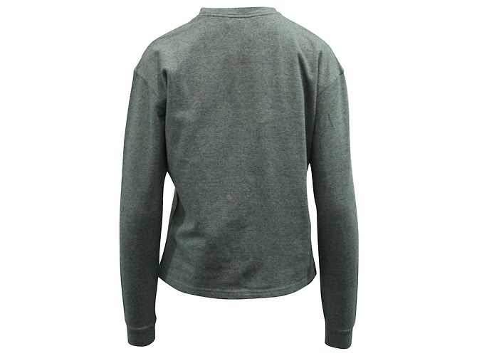 Autre Marque Moletom clássico com estampa de pássaro McQ Alexander McQueen em algodão cinza - vista 2
