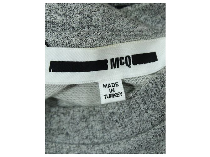 Autre Marque Moletom clássico com estampa de pássaro McQ Alexander McQueen em algodão cinza - vista 4