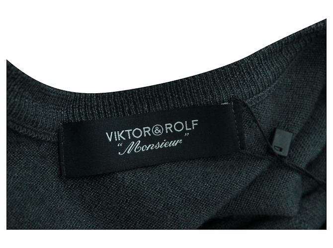 Viktor & Rolf Sweater in Grey Wool - view 3
