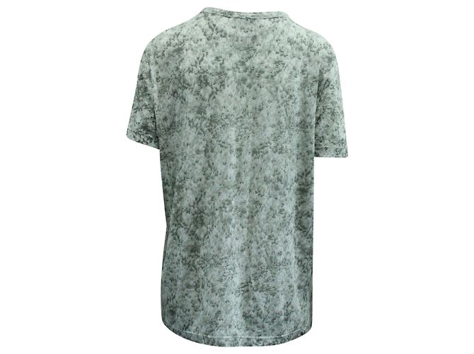 T-shirt stampata Theory in cotone grigio - vista 2