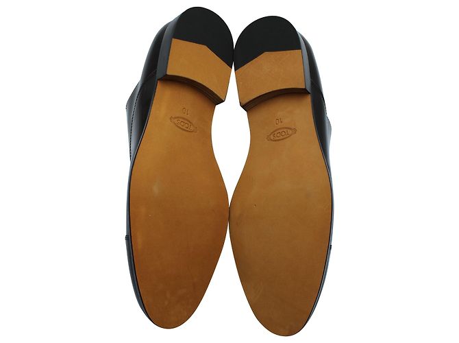 Scarpe Oxford Tod's Stringate in Pelle Marrone - vista 6