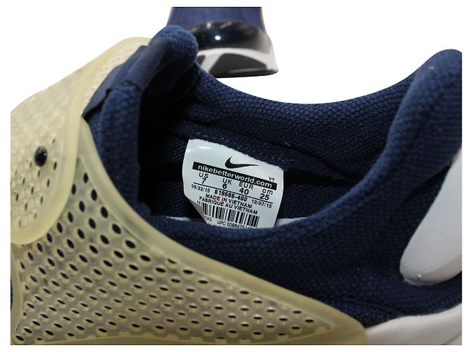 Calzino Nike Dart in nylon Midnight Navy Blu navy - vista 7