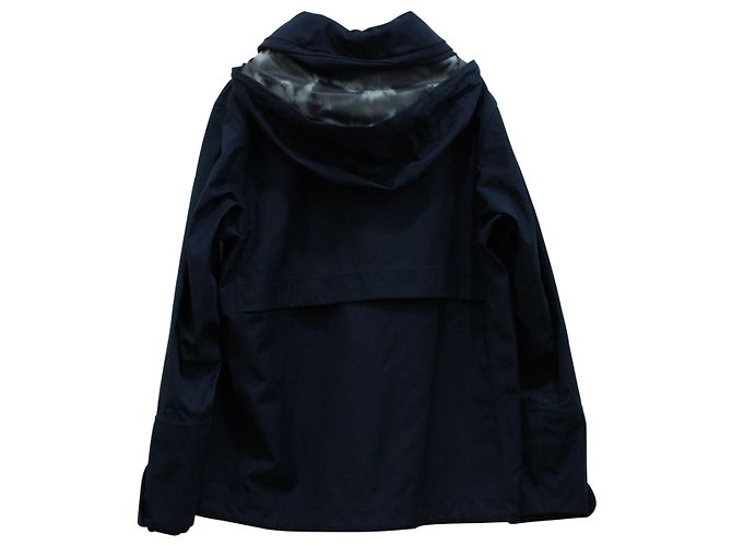 Twist Parka da sci Louis Vuitton con cappuccio ripiegabile in poliestere blu Blu navy - vista 2