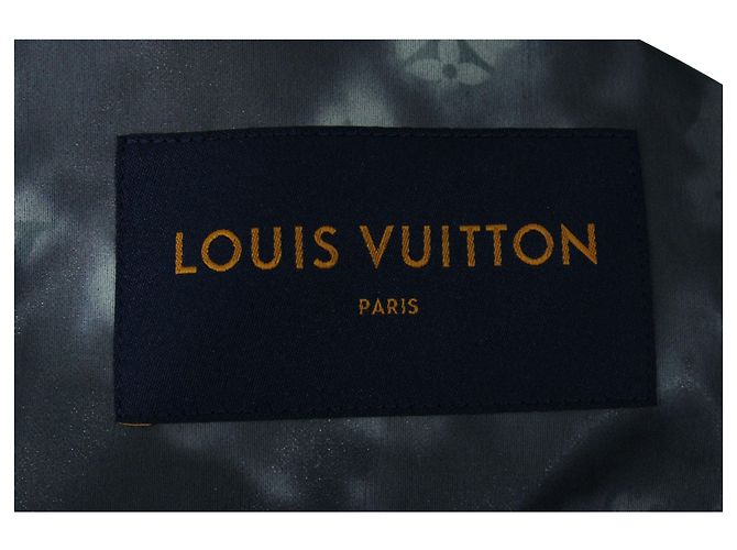 Twist Parka da sci Louis Vuitton con cappuccio ripiegabile in poliestere blu Blu navy - vista 3